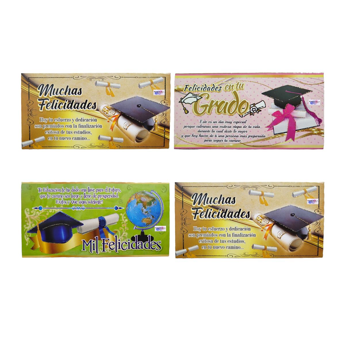 GENERICO - Lluvia de Sobres Grado Paquete x 4 Sobres