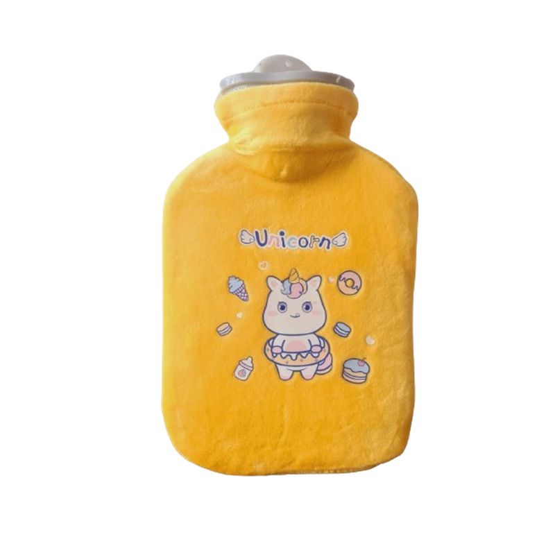 GENERICO - Bolsa de Agua Caliente Térmica con Funda Terciopelo_.
