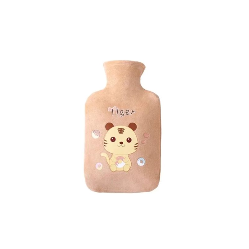 GENERICO - Bolsa de Agua Caliente Térmica con Funda Terciopelo