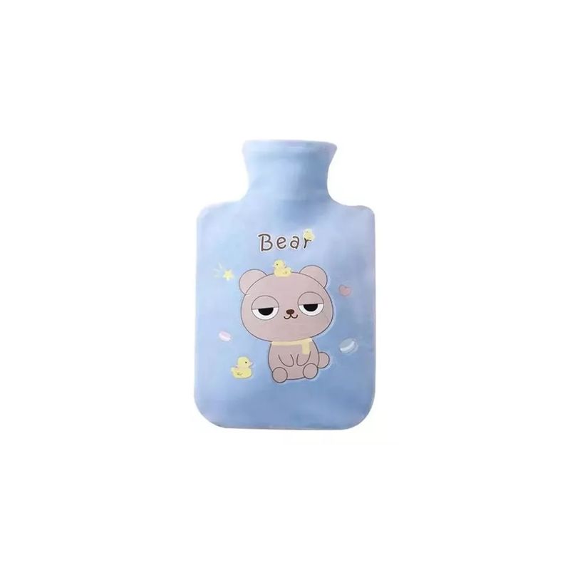 GENERICO - Bolsa de Agua Caliente Térmica con Funda Terciopelo_.