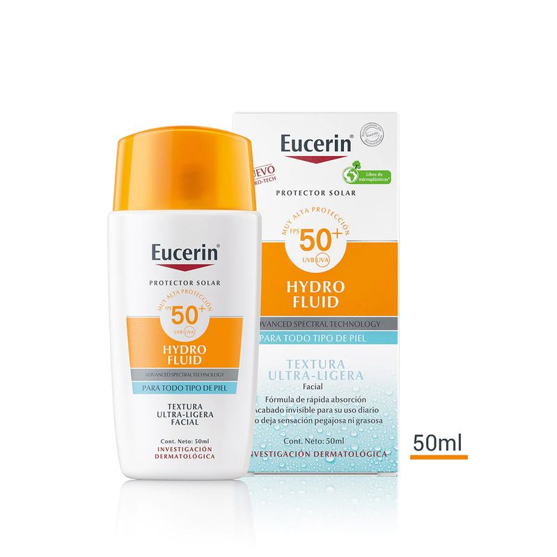 GENERICO - Eucerin - Protector Solar Sun face Hydro Fluid FPS50+