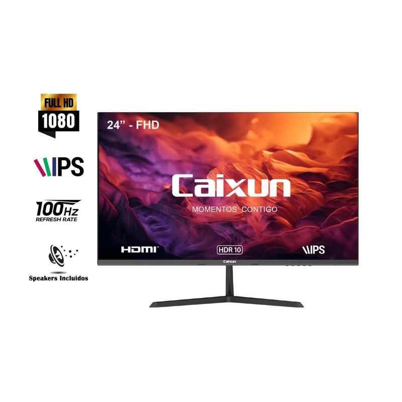 CAIXUN - Monitor Caixun de 24 Pulgadas FullHD con HDMI y VGA 100hz