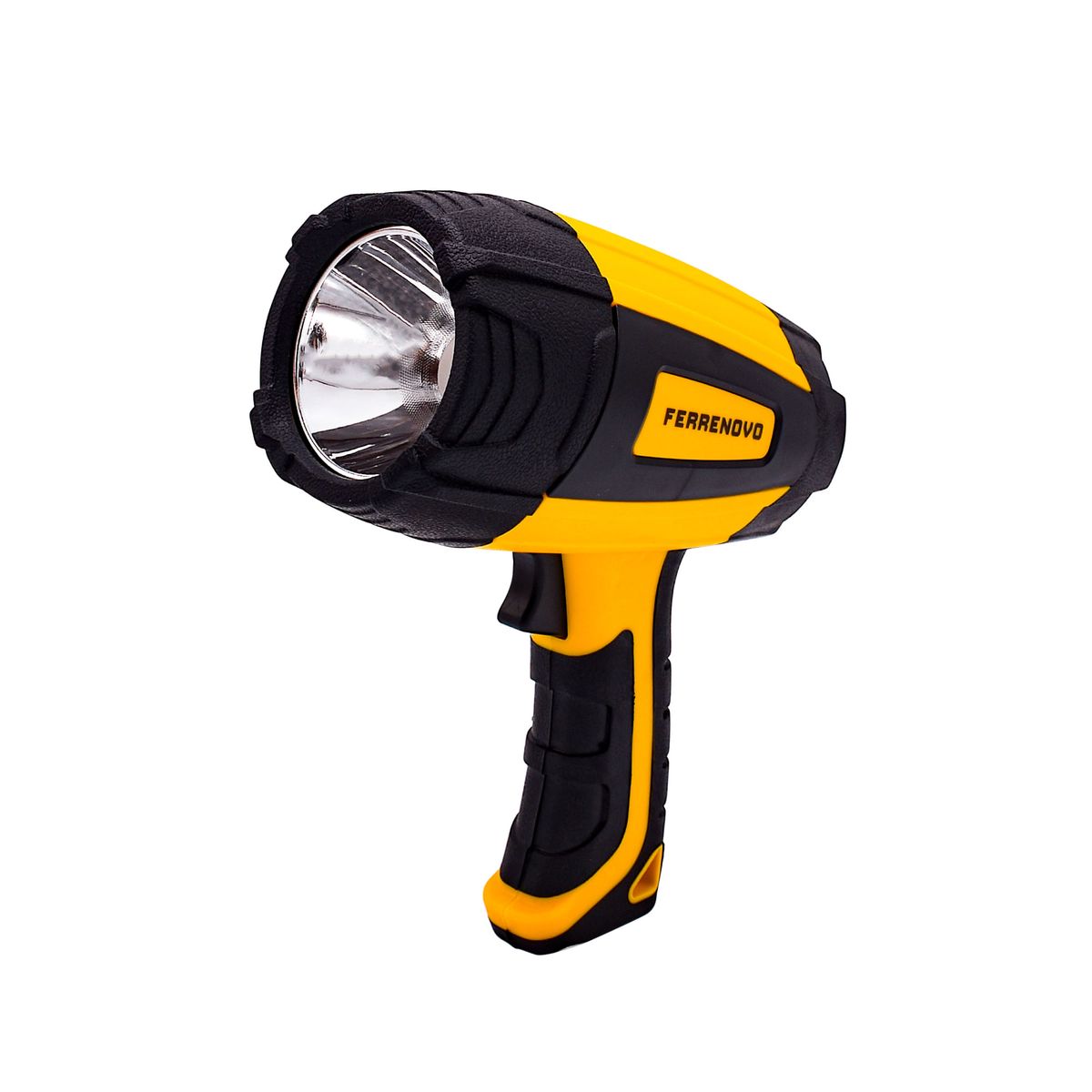 FERRENOVO - Linterna Recargable Ferrenovo Con Agarre Vertical Tipo Pistola