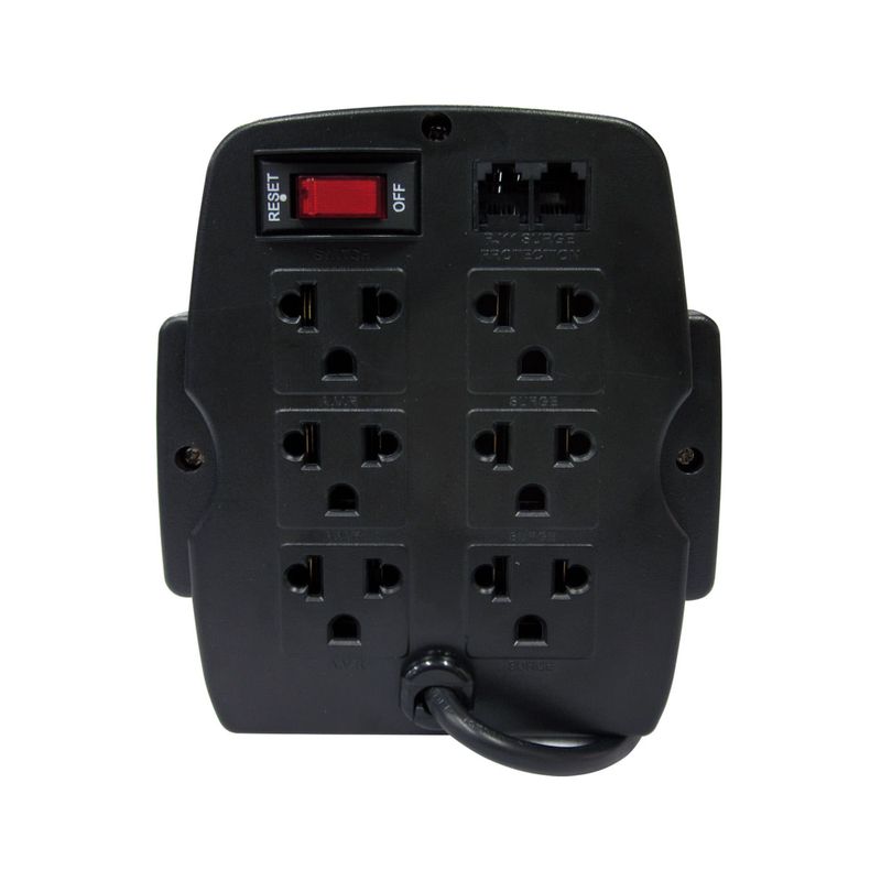 FERRENOVO - Regulador De Voltaje Ferrenovo 1200 Va Protección Rj-11