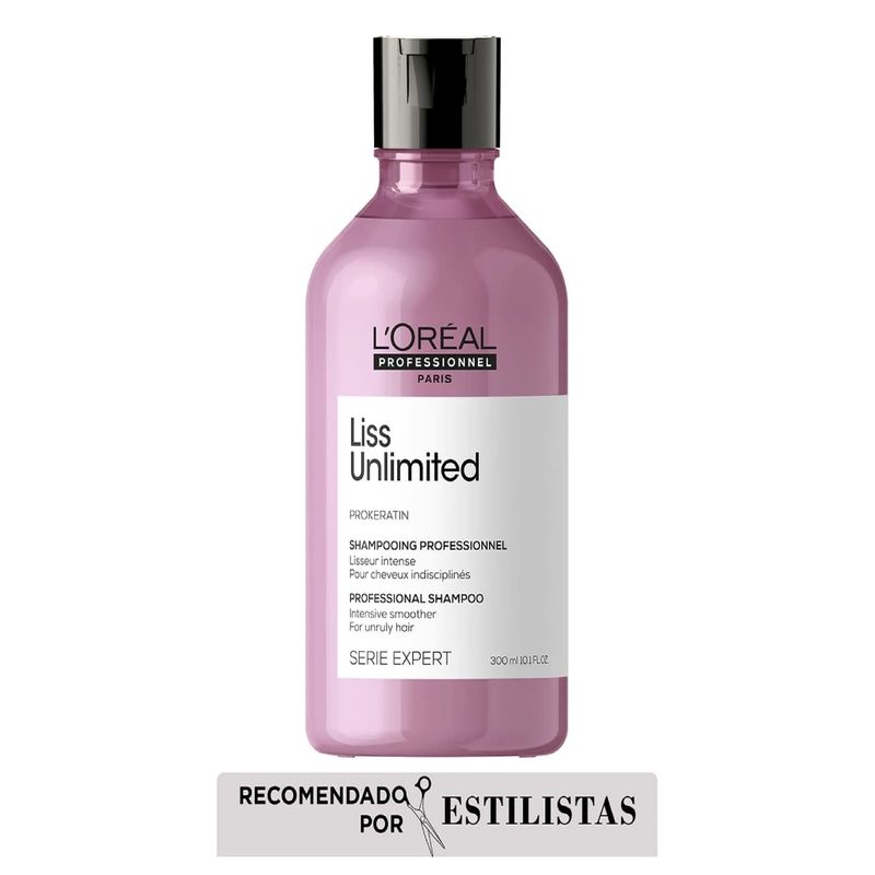 LOREAL PROFESSIONNEL - Shampoo Liss Unlimited anti frizz Loreal professionnel 300ml