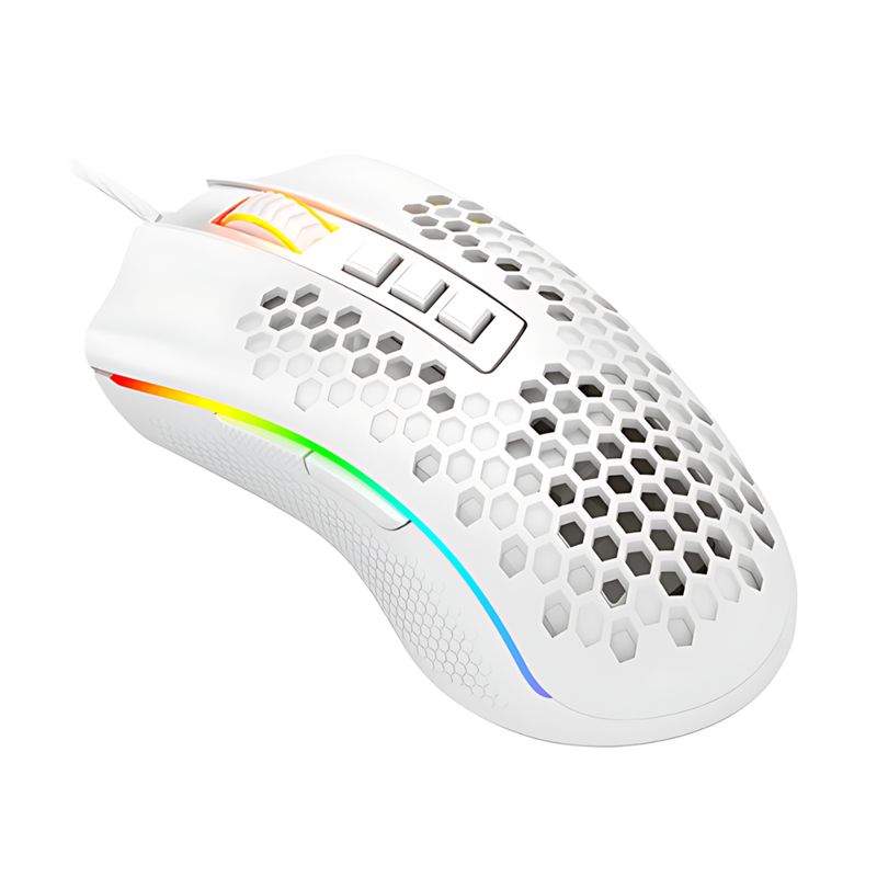REDRAGON - Mouse Gamer Redragon M988W-RGB STORM ELITE White