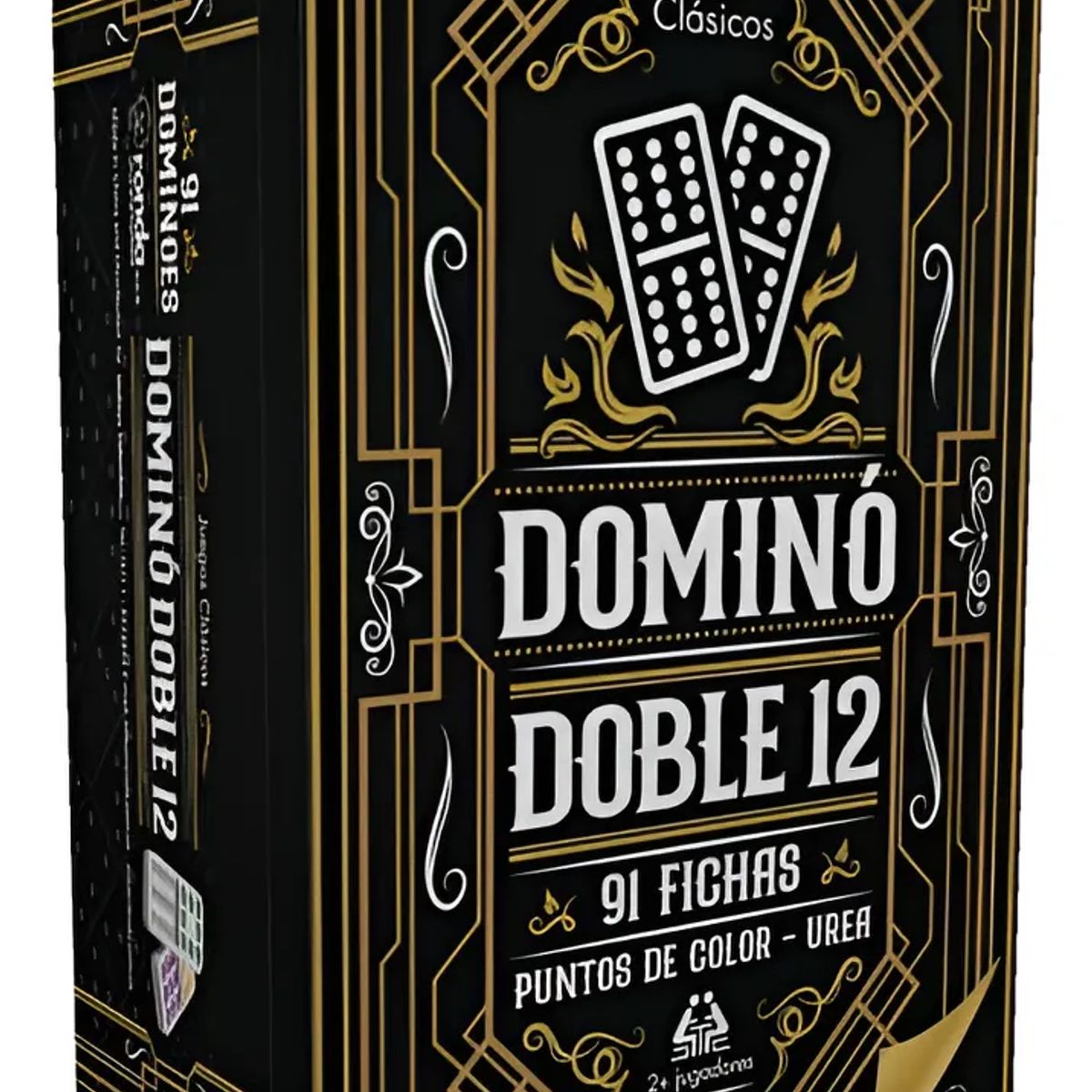 RONDA - Juego De Mesa Domino Doble 12 En Lata Para Familia Niños