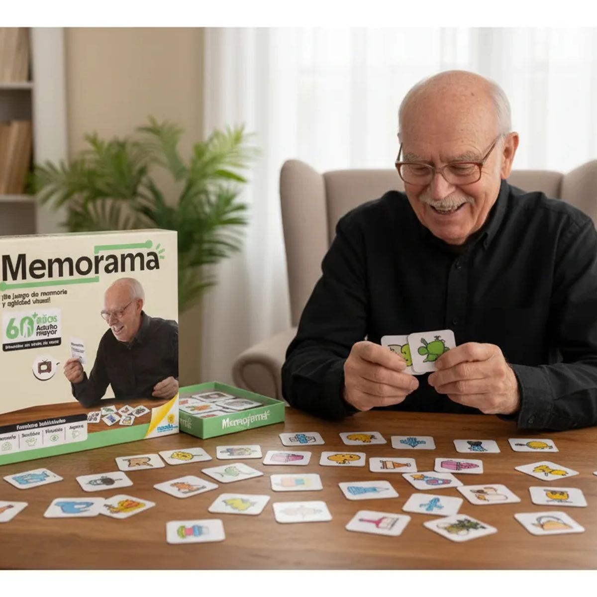 RONDA - Juego De Mesa Memorama Visual Para Adultos Mayores +60
