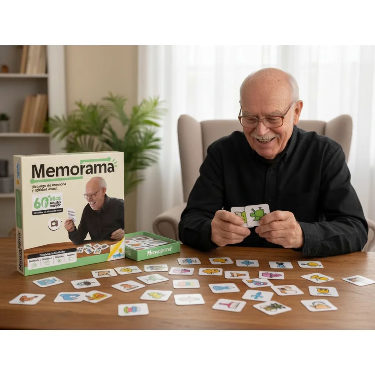 RONDA - Juego De Mesa Memorama Visual Para Adultos Mayores +60