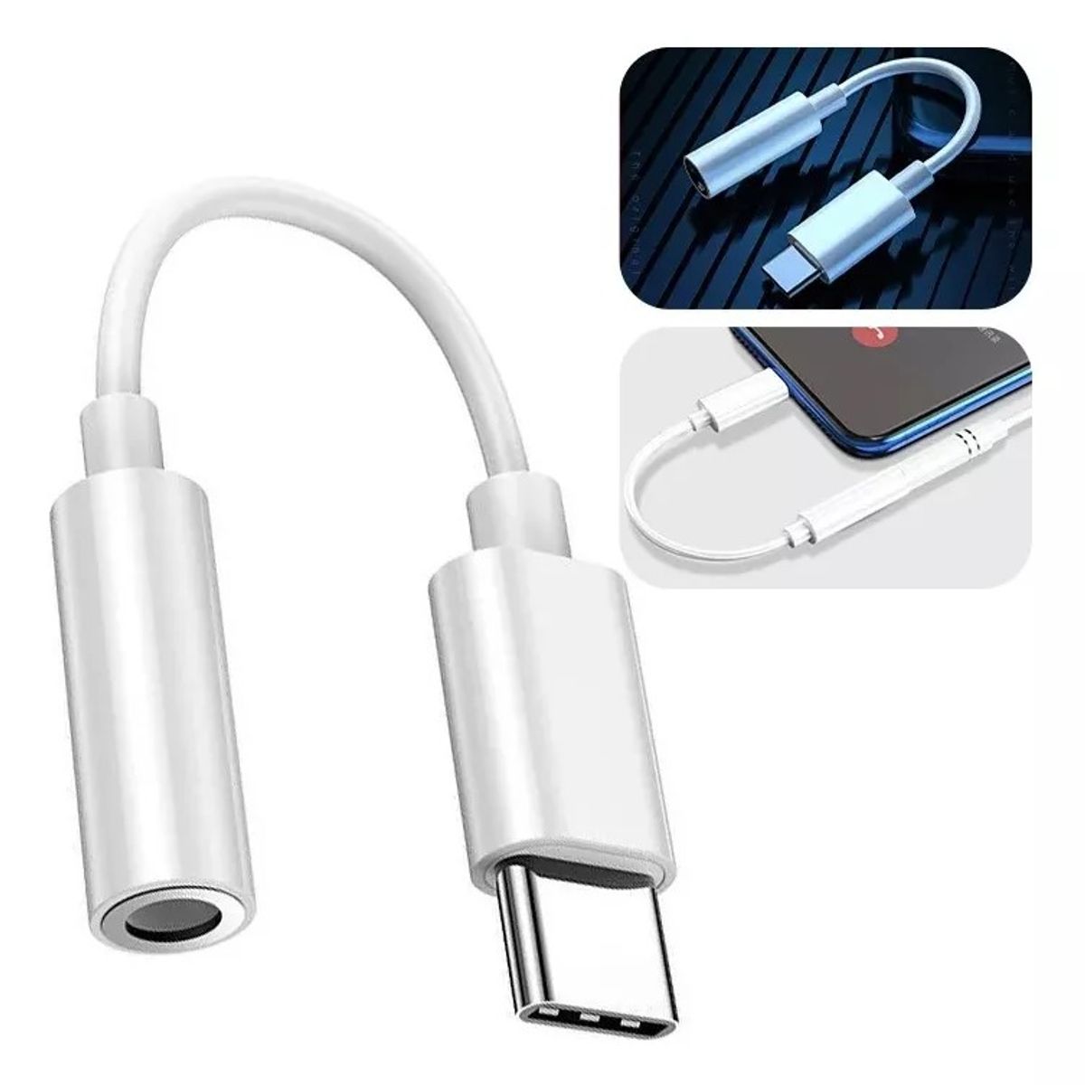 GENERICO - Adaptador Tipo-C a Jack 35mm para Samsung S23 S22 A34