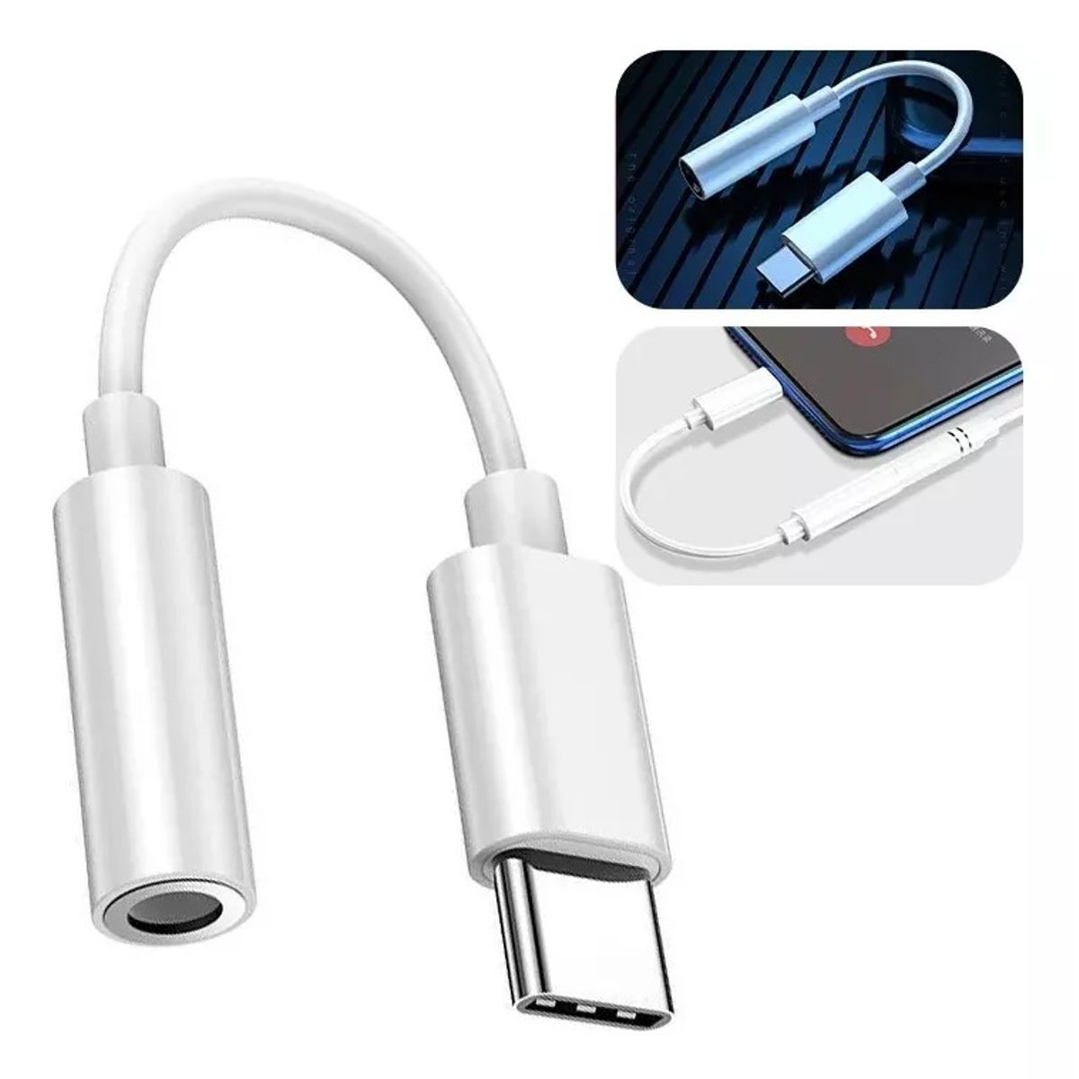 GENERICO - Adaptador Tipo-C a Jack 35mm para Samsung S23 S22 A34