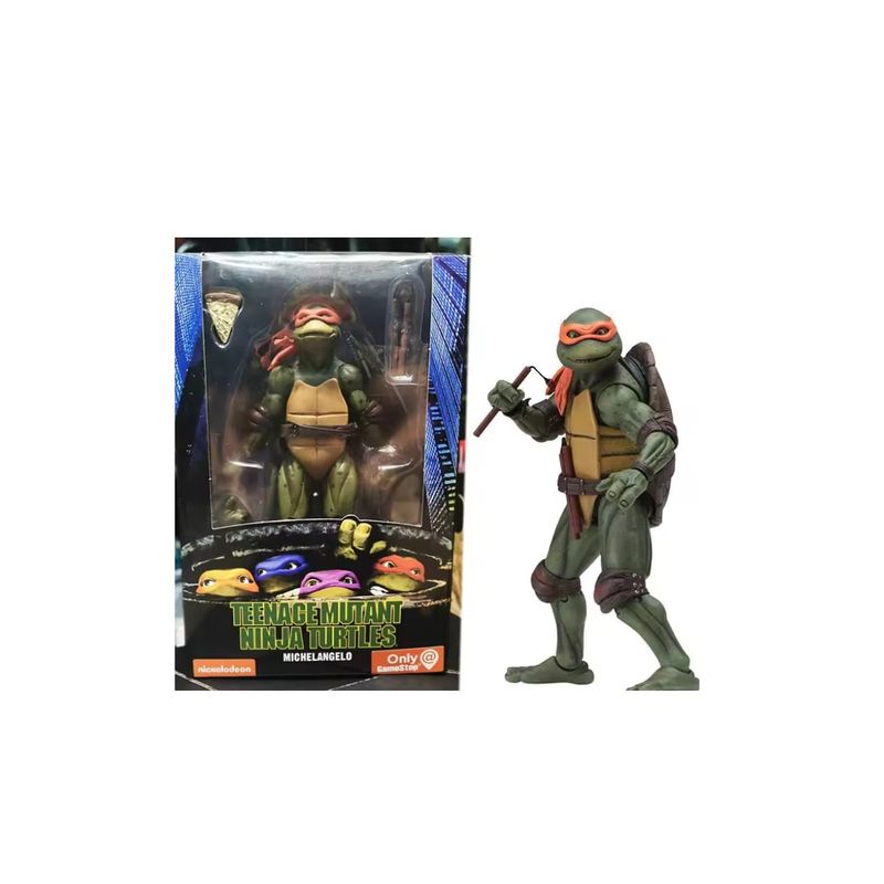 GENERICO - Neca Tortugas Ninja Figura Muñeco Michelangelo Coleccionable