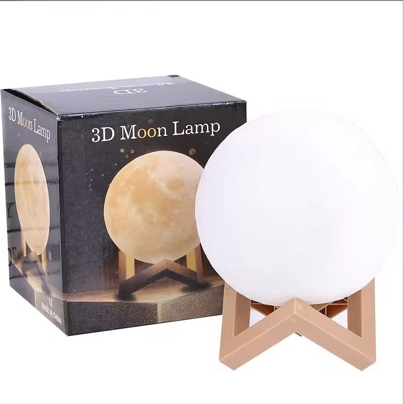 GENERICO - Lámpara de Escritorio tipo Luna 3D