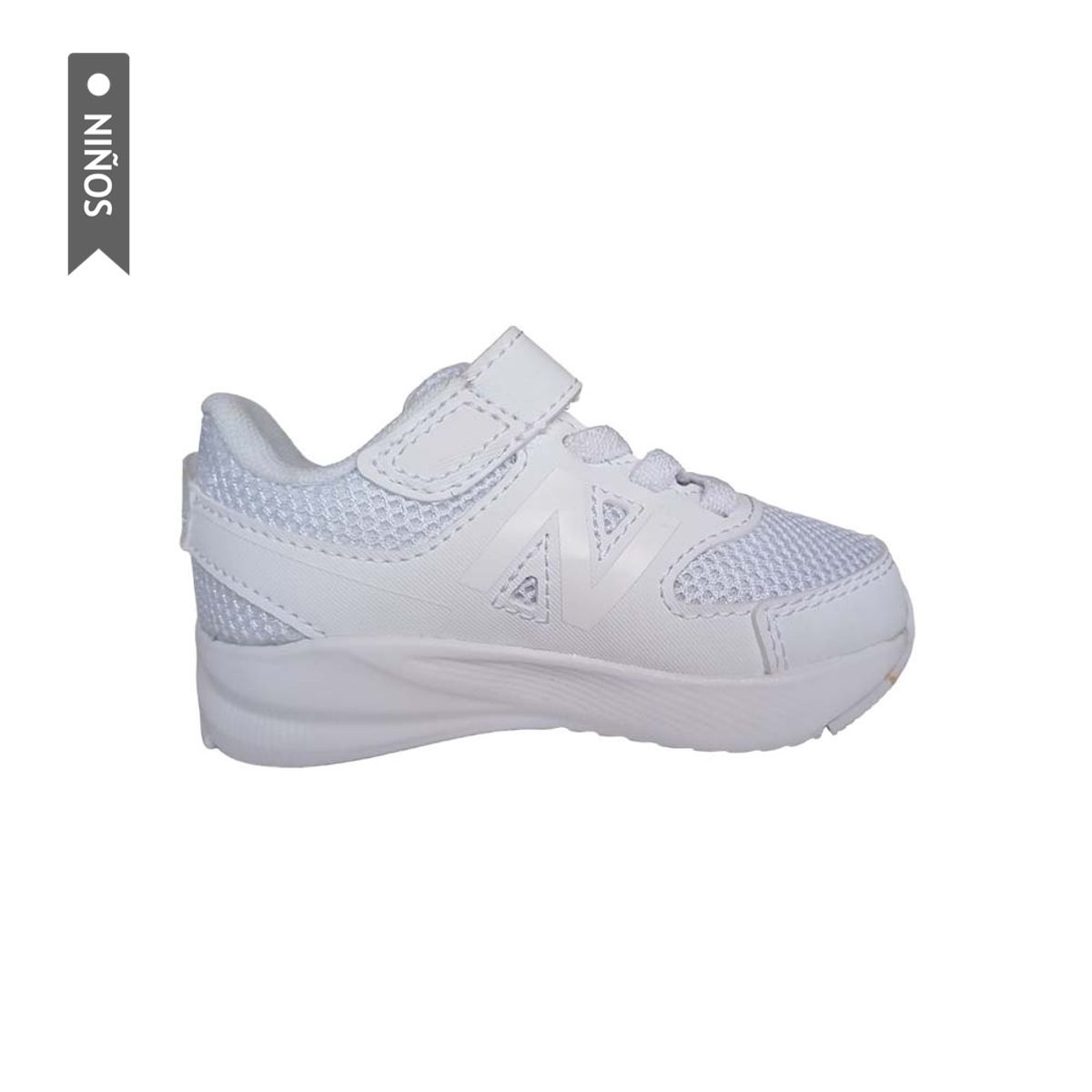 NEW BALANCE - Tenis New Balance 570 Niño-Blanco