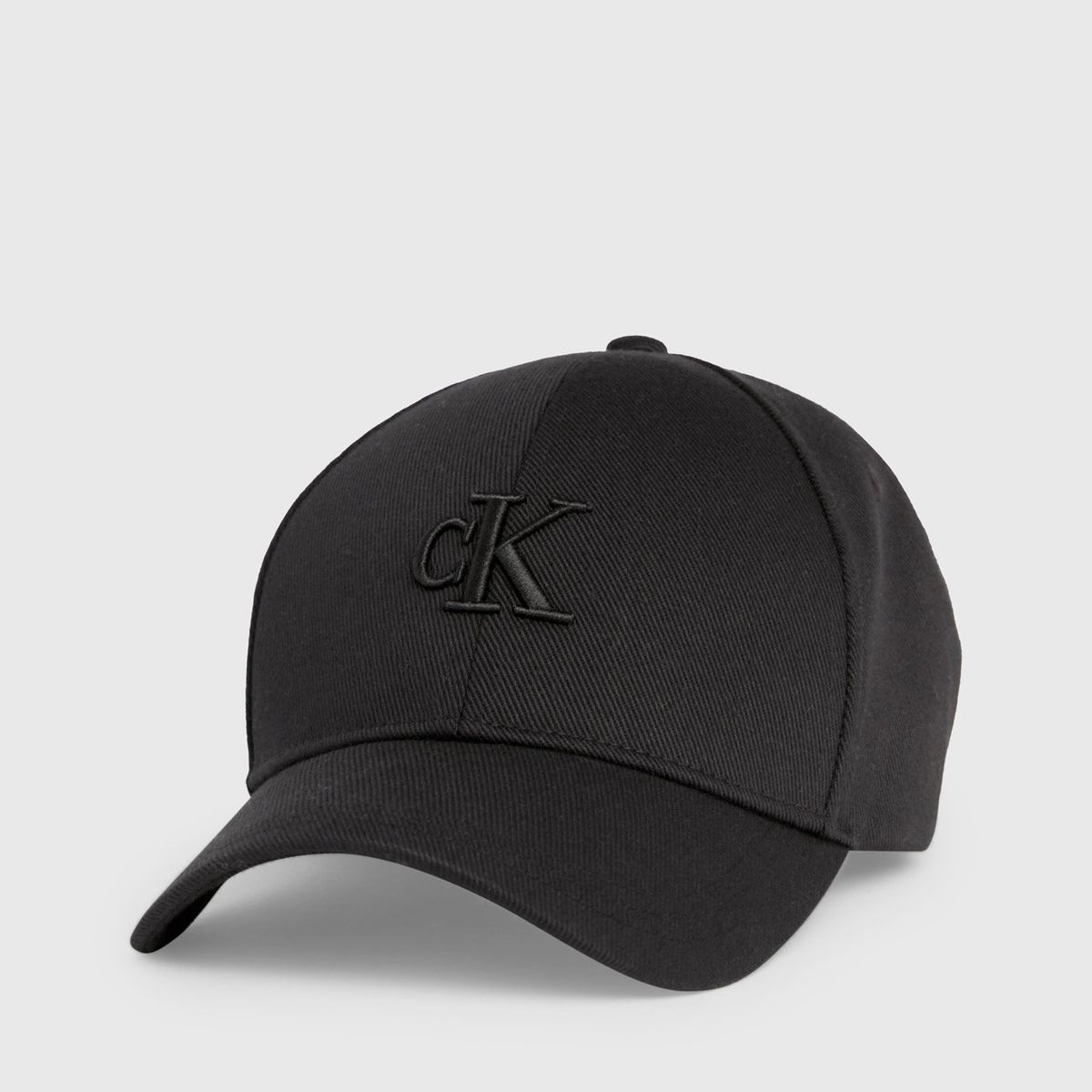 CALVIN KLEIN - Gorra negra de sarga Calvin Klein