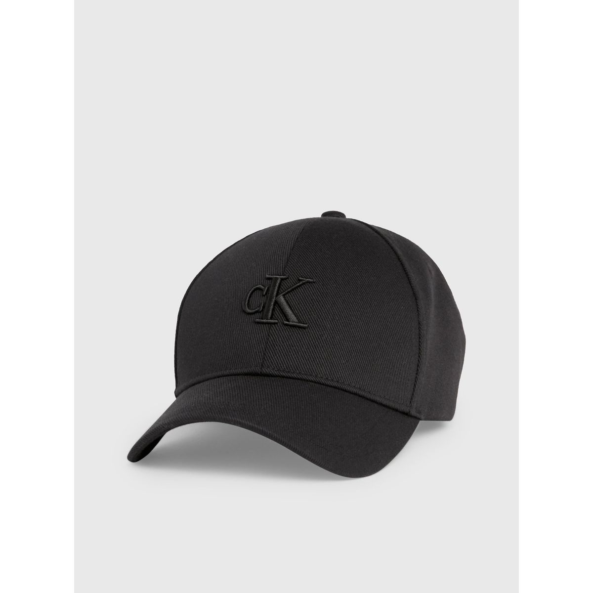CALVIN KLEIN - Gorra negra de sarga Calvin Klein