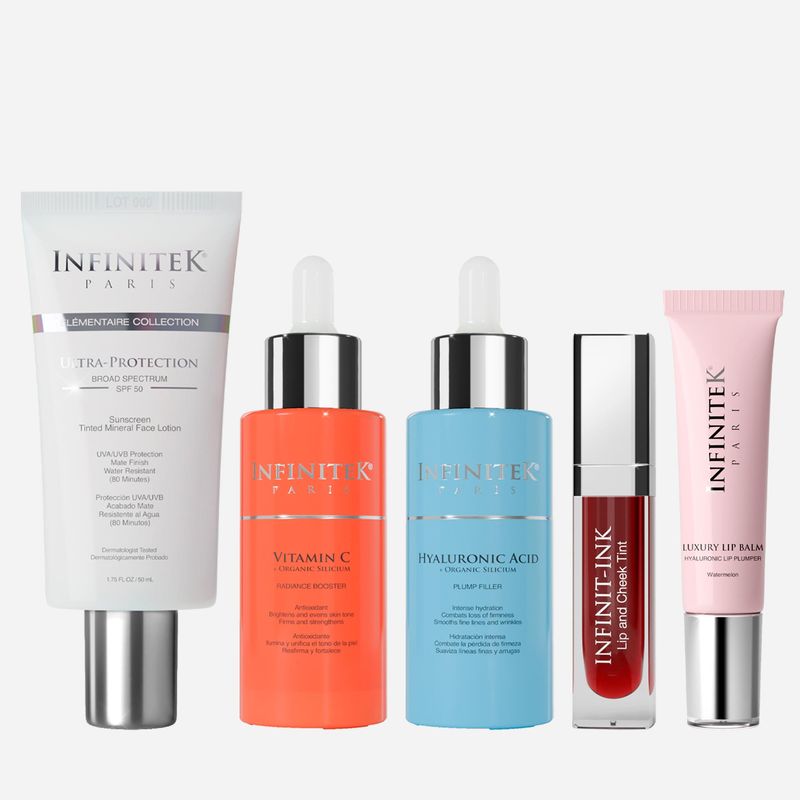 INFINITEK PARIS - Kit de Verano + Cosmetiquera Gratis