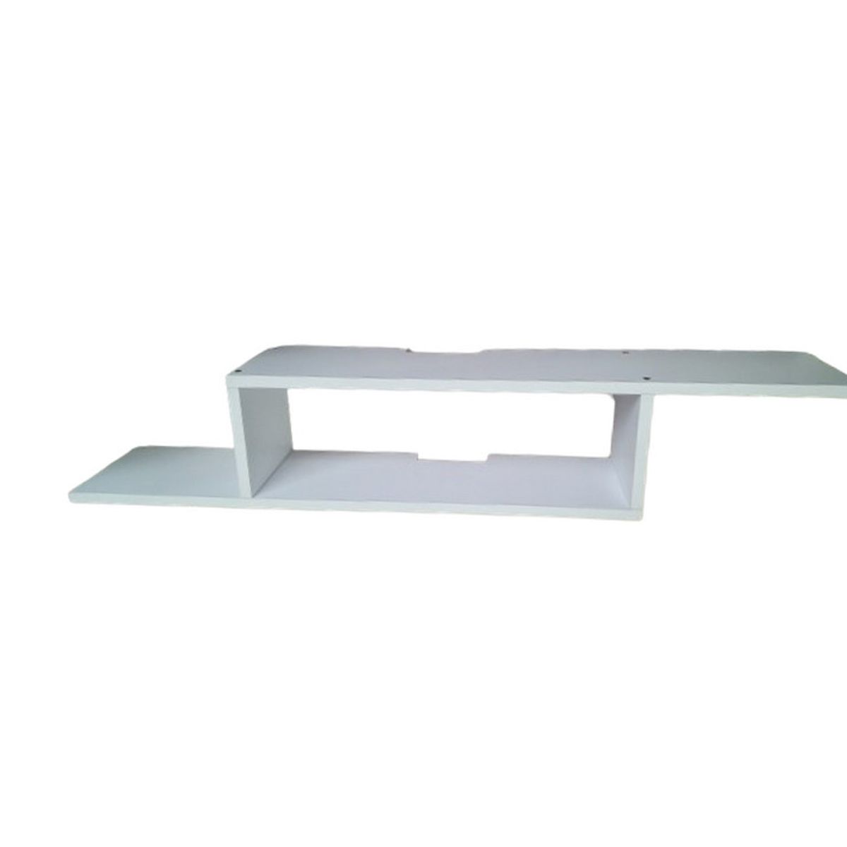 GENERICO - Repisas Flotantes TV Blanco Decoracion Moderna