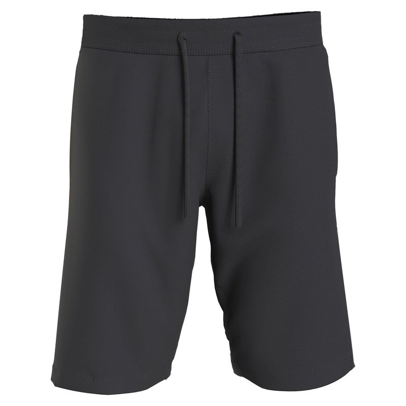 CALVIN KLEIN - Bermuda Negra Con Cinta Distintiva En Los Laterales Calvin Klein