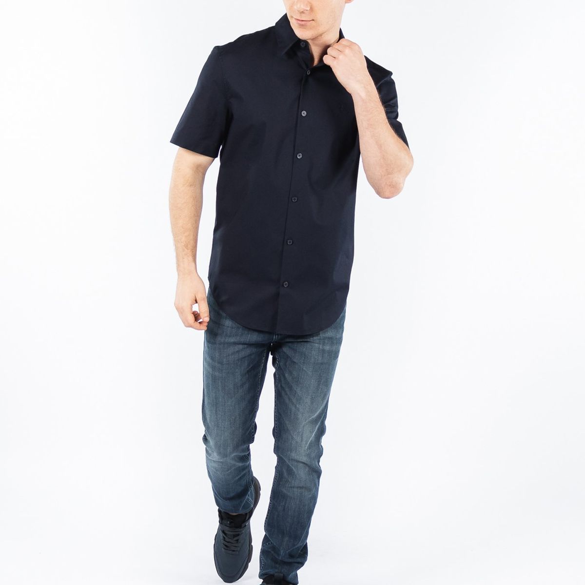 CALVIN KLEIN - Camisa Slim Manga Corta Calvin Klein