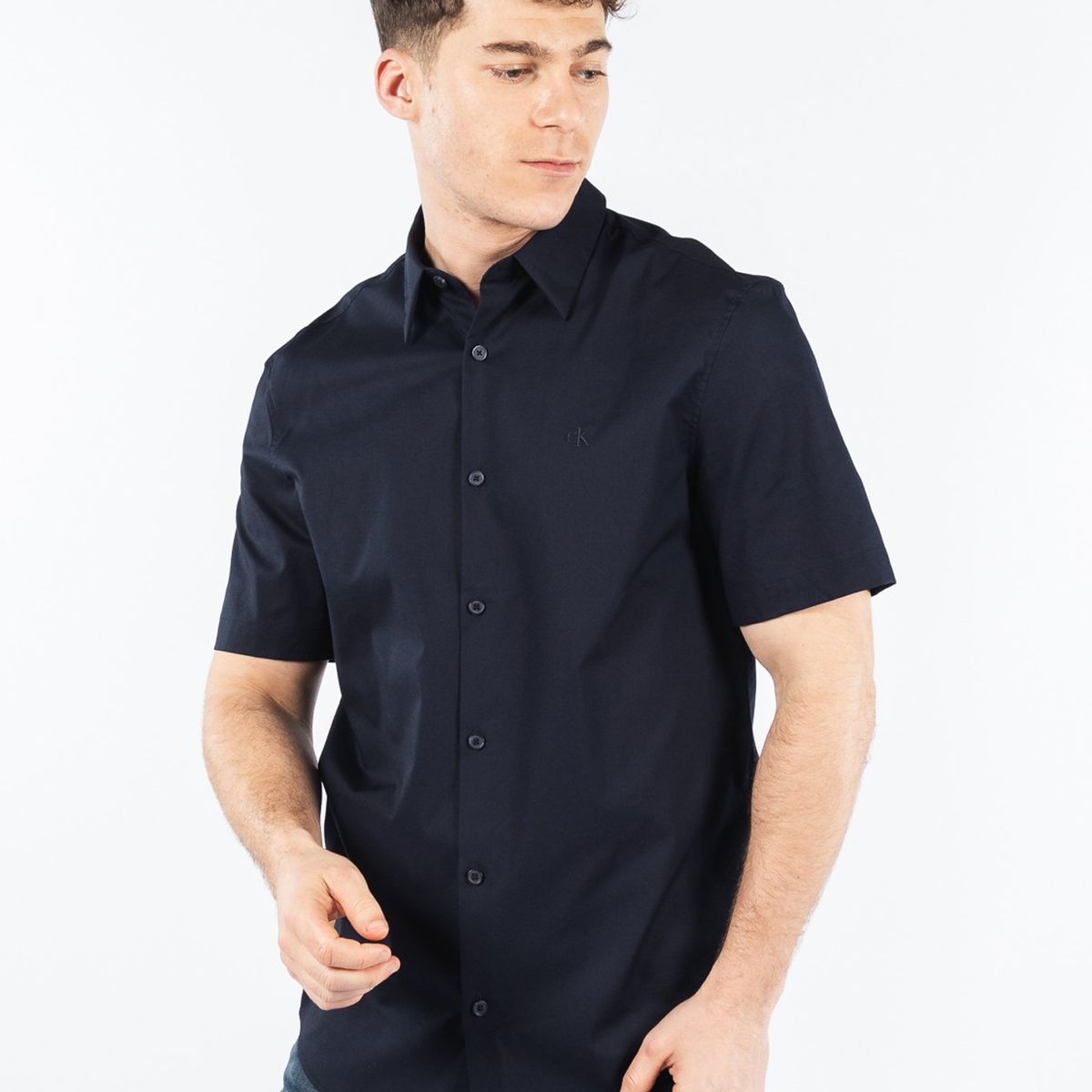 CALVIN KLEIN - Camisa Slim Manga Corta Calvin Klein