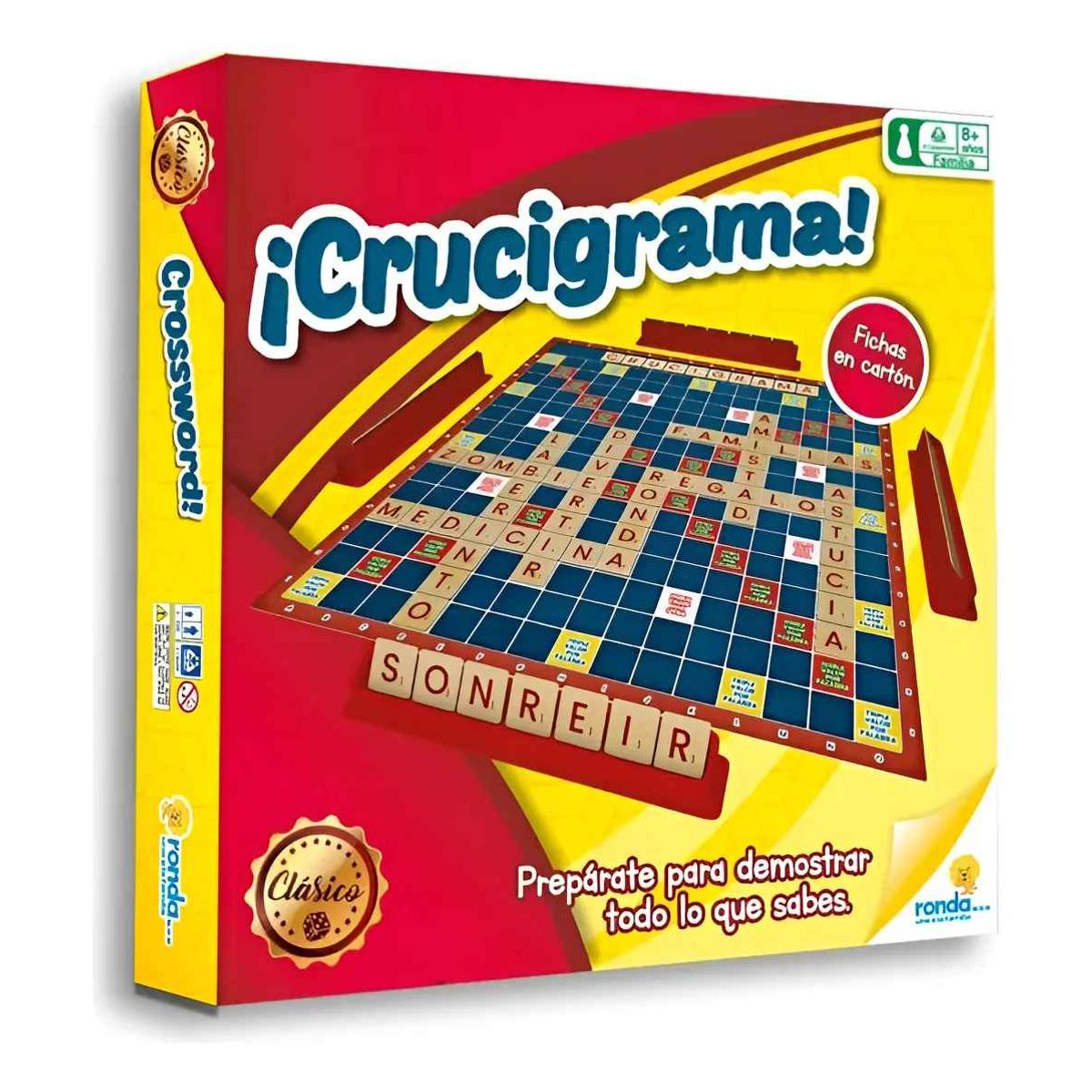 RONDA - Juego De Mesa Crucigrama Clásico Diversión En Familia Niños