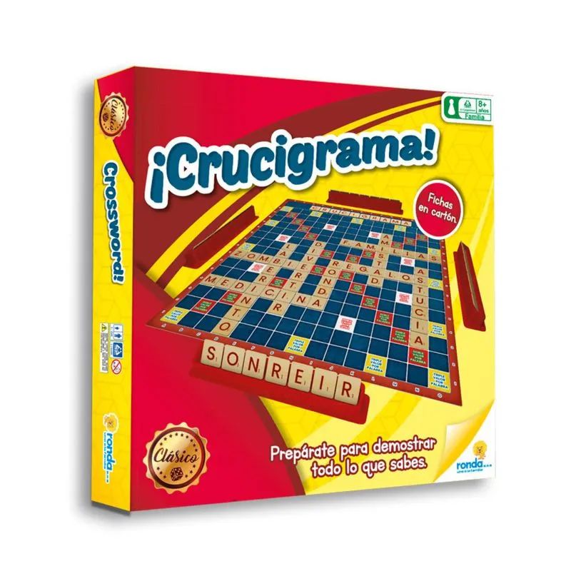 RONDA - Juego De Mesa Crucigrama Clásico Diversión En Familia Niños