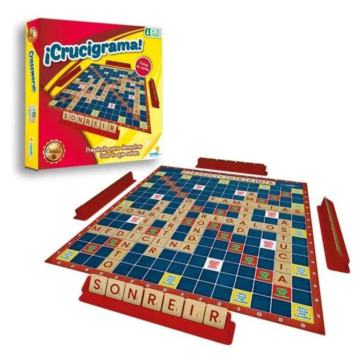 RONDA - Juego De Mesa Crucigrama Clásico Diversión En Familia Niños