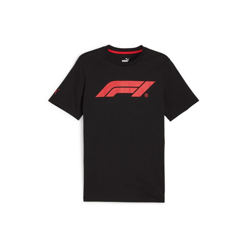 PUMA - Camisa Puma Para Hombre F1 Ess Logo Tee Negro