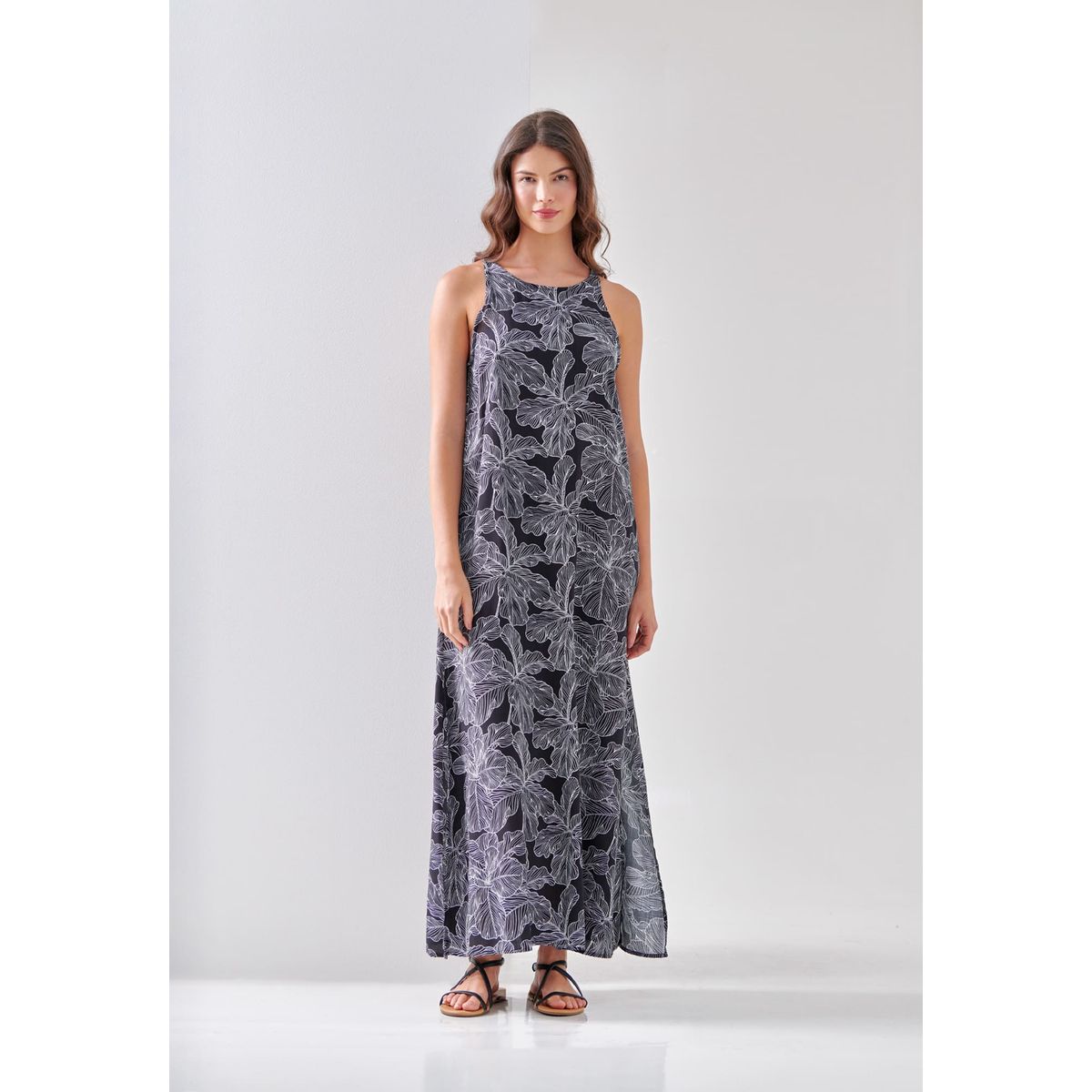 BELIFE - Vestido Manga Sisa Chalís Esta.-