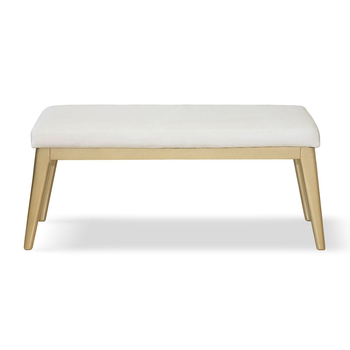 ELITE LIVING - BANCA COMEDOR REGINA CHAMPAÑA MICROFIBRA CRUDO