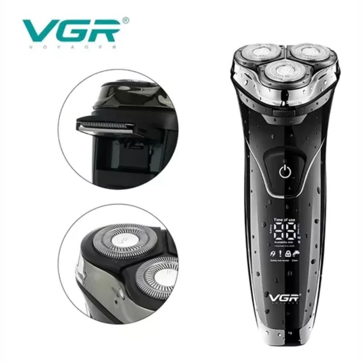 VGR - Maquina De Afeitar Electrica Recargable VGR V318