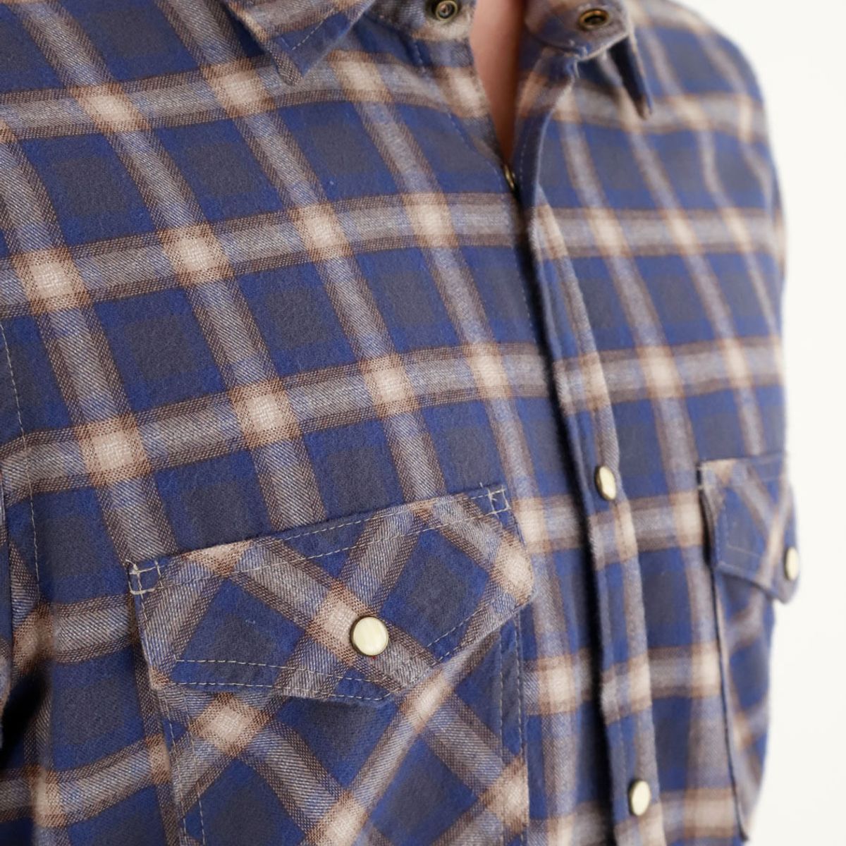 TENNIS - Camisa preteñida azul para hombre