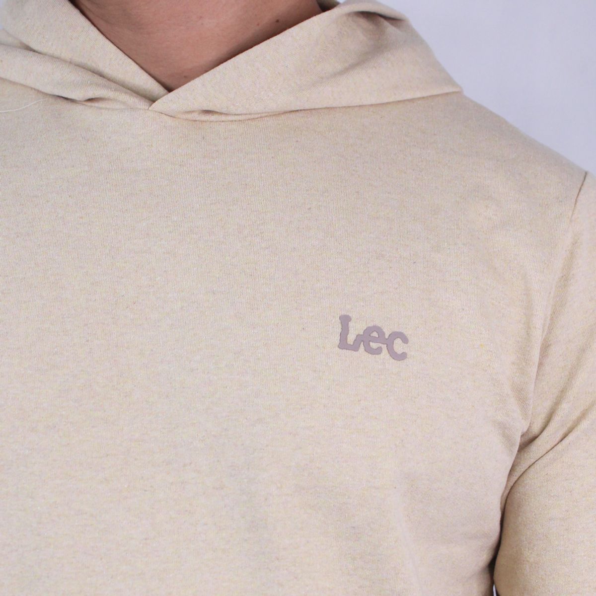 LEC LEE - Buzo con capota para hombre Lec Lee - Beige.-
