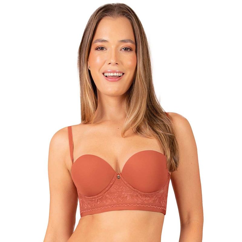 HABY - Brasier Strapless con Encaje Haby