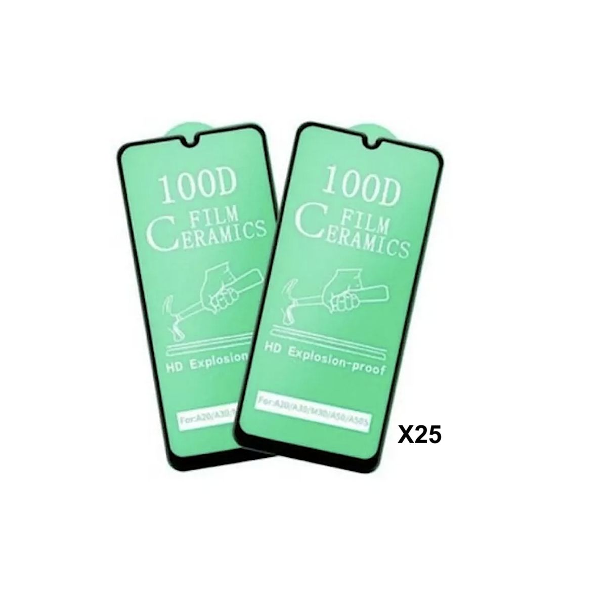 GENERICO - Protector Cerámico Celular Huawei Y9s Black X25