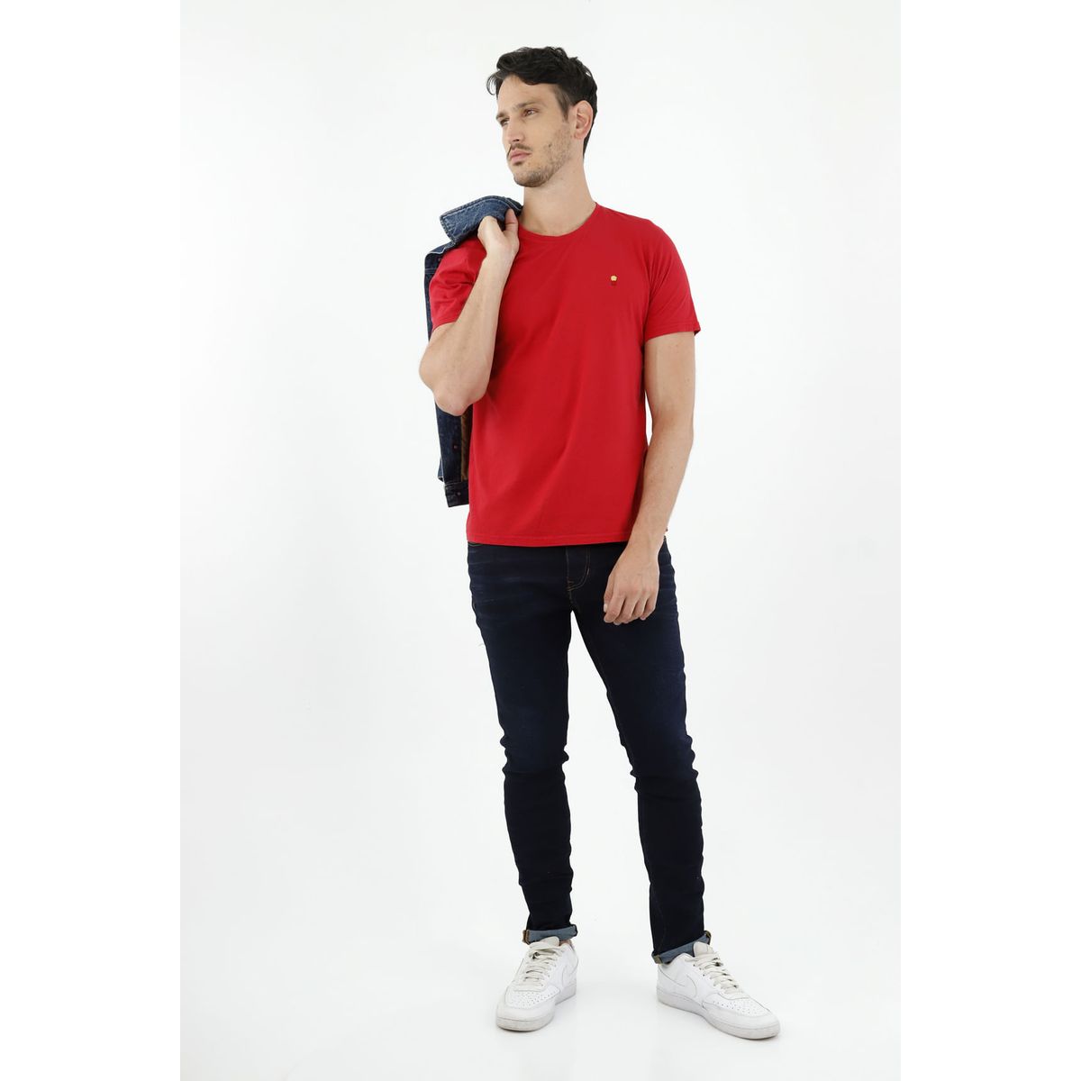 TENNIS - Camiseta roja para hombre