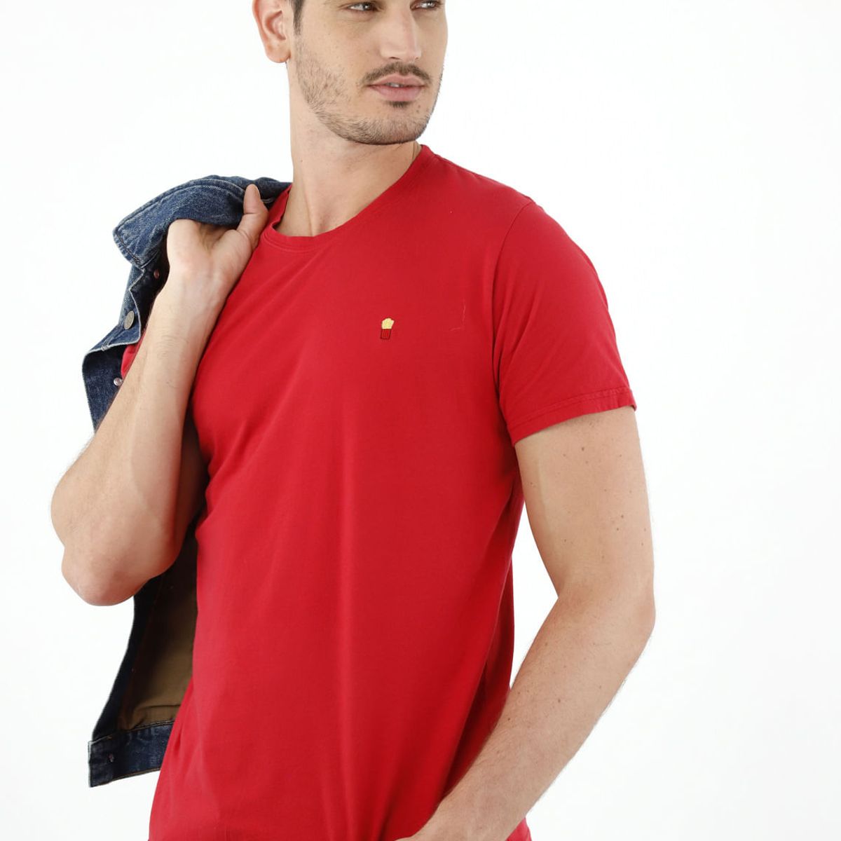 TENNIS - Camiseta roja para hombre