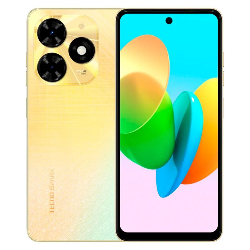 TECNO MOBILE - Celular Tecno Spark 20c 4RAM 256GB Dorado.
