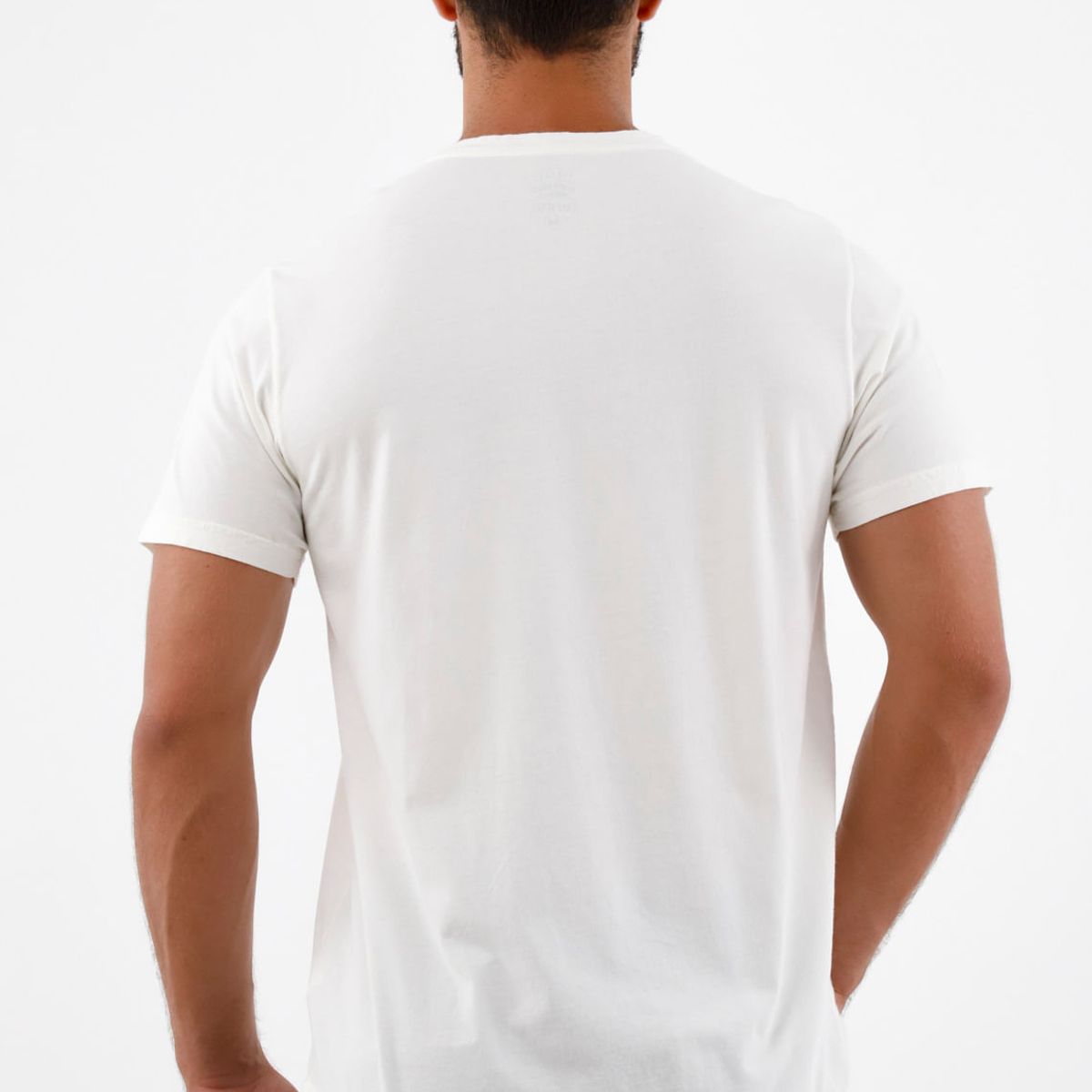 TENNIS - Camiseta crudo estampada para hombre