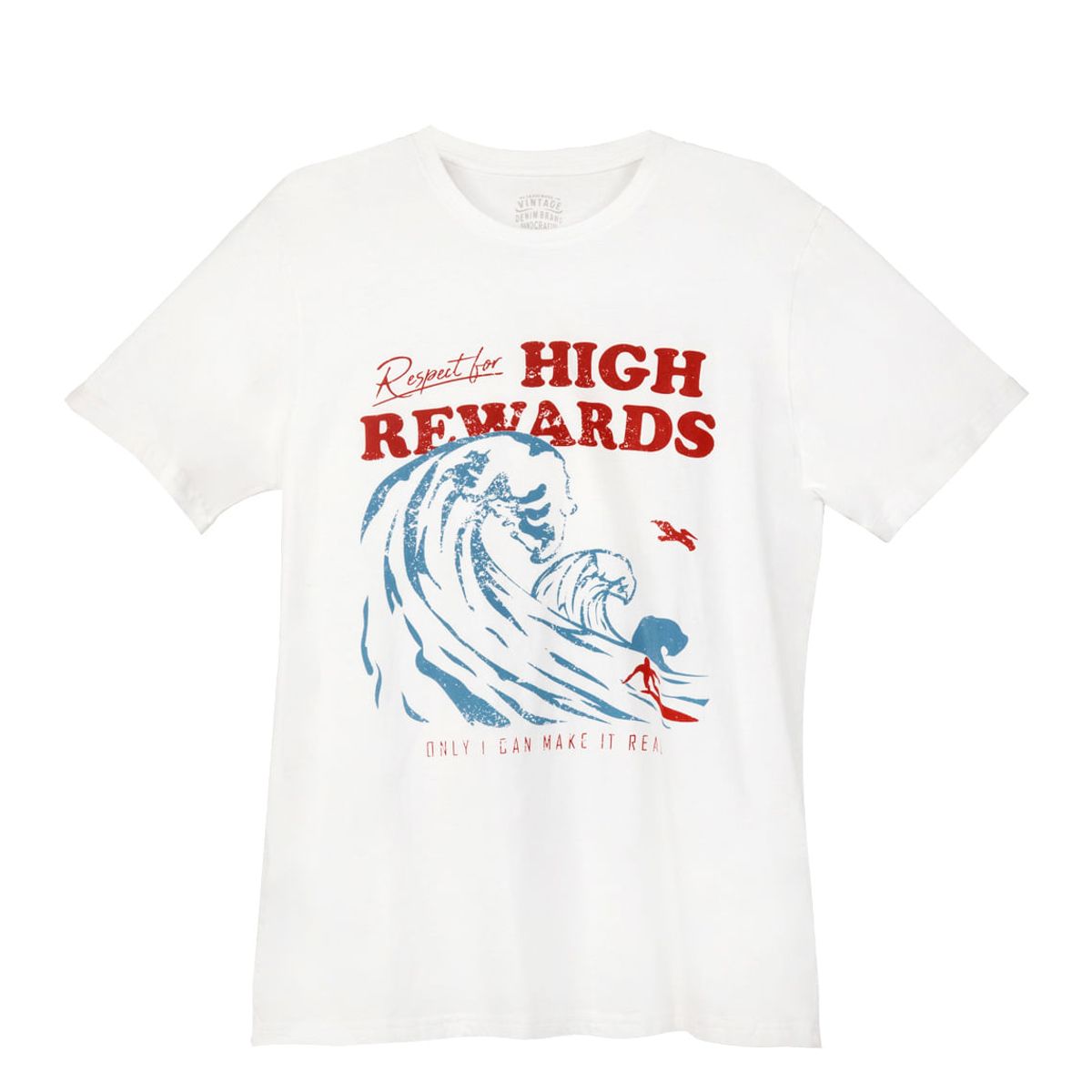 TENNIS - Camiseta manga corta blanca para hombre