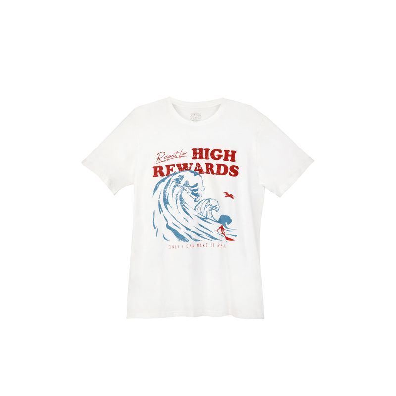 TENNIS - Camiseta manga corta blanca para hombre