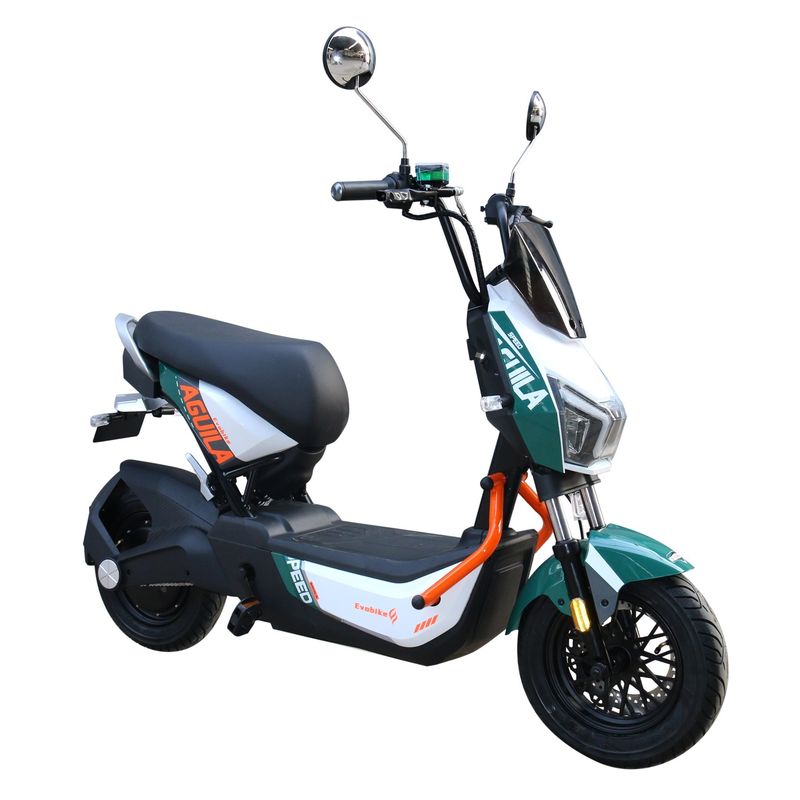 EVOBIKE - Moto electrica Evobike Aguila 49kmh verde.---_.