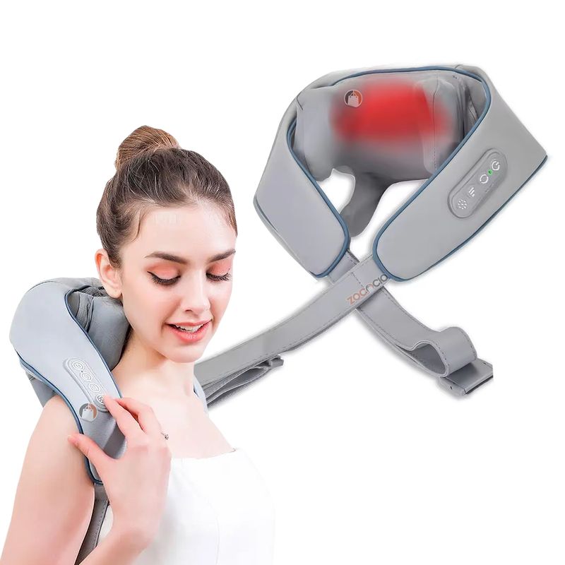 ZOCOCIO - Masajeador De Cuello Hombros Y Espalda Eléctrico Calefacción
