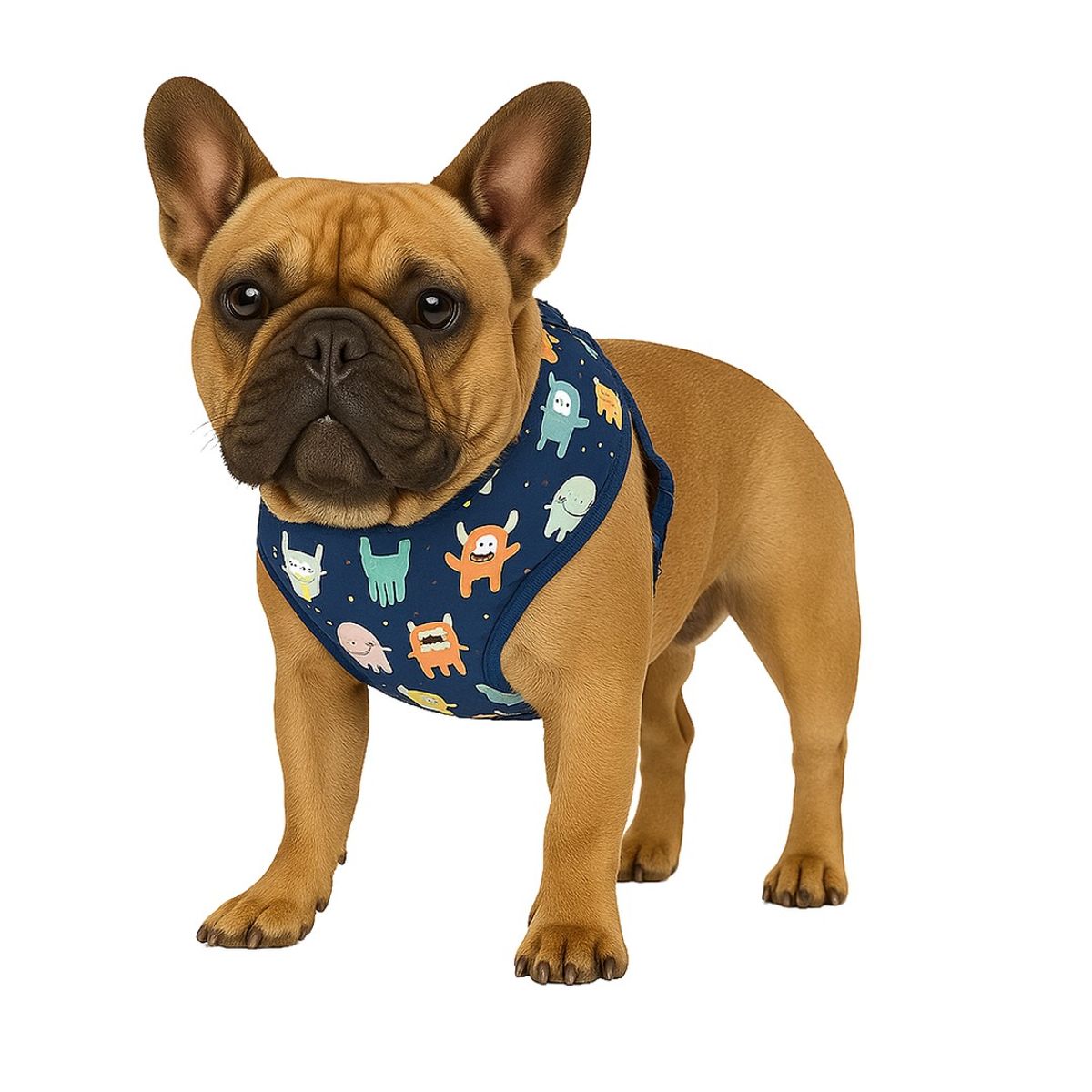 GENERICO - Arnes Estampados Para Perros Chaleco Ajustable Gris S