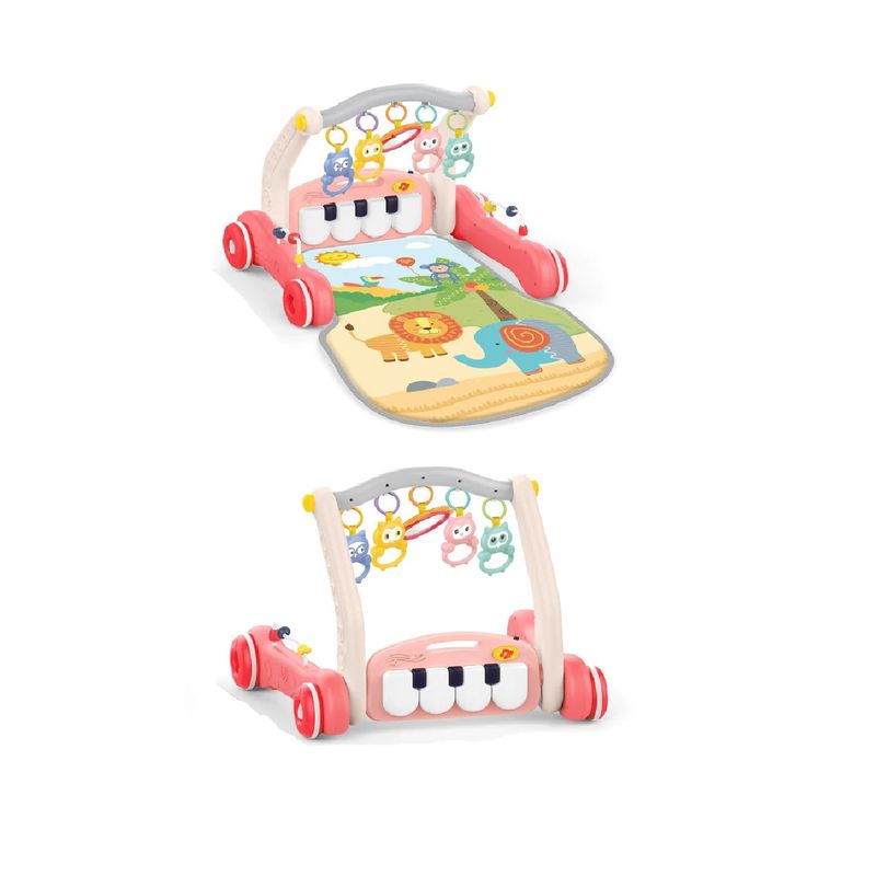MUNDO BEBE - Andadera Caminador Gimnasio Piano Huanger Bebes 2 En 1