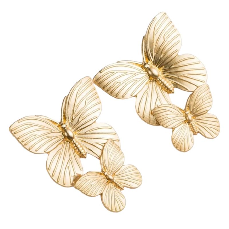 VANIDADES COLLECTIONS - Aretes Mariposa Maxiaretes Para Mujer Mariposa