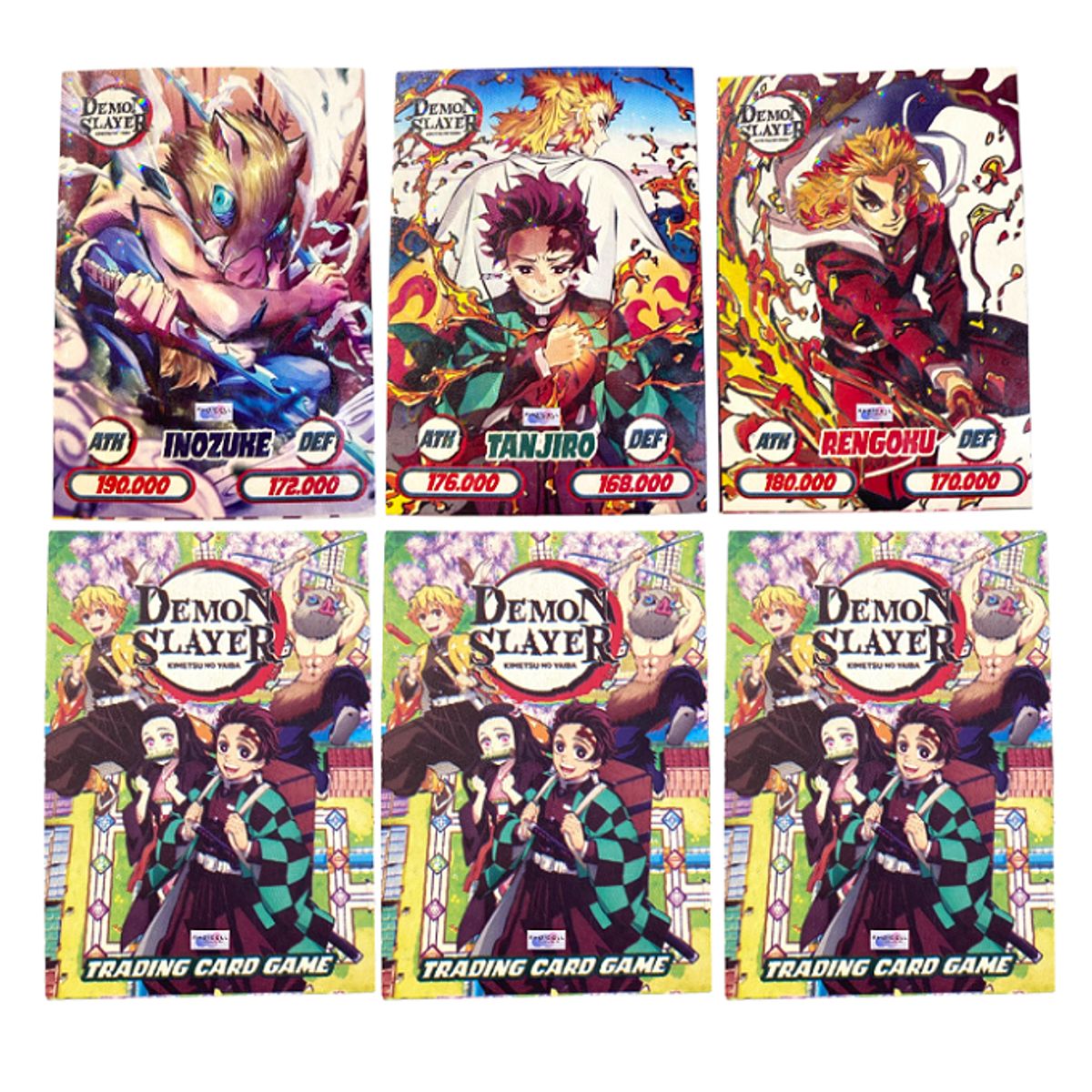 GENERICO - 150 Cartas de Juego Coleccionables Demon Slayer