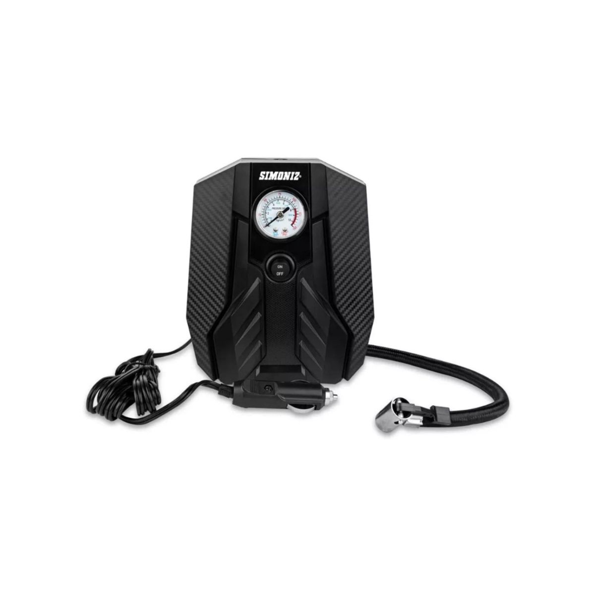 SIMONIZ - Potente Compresor Aire Llantas Full Equipo - 150PSI120W