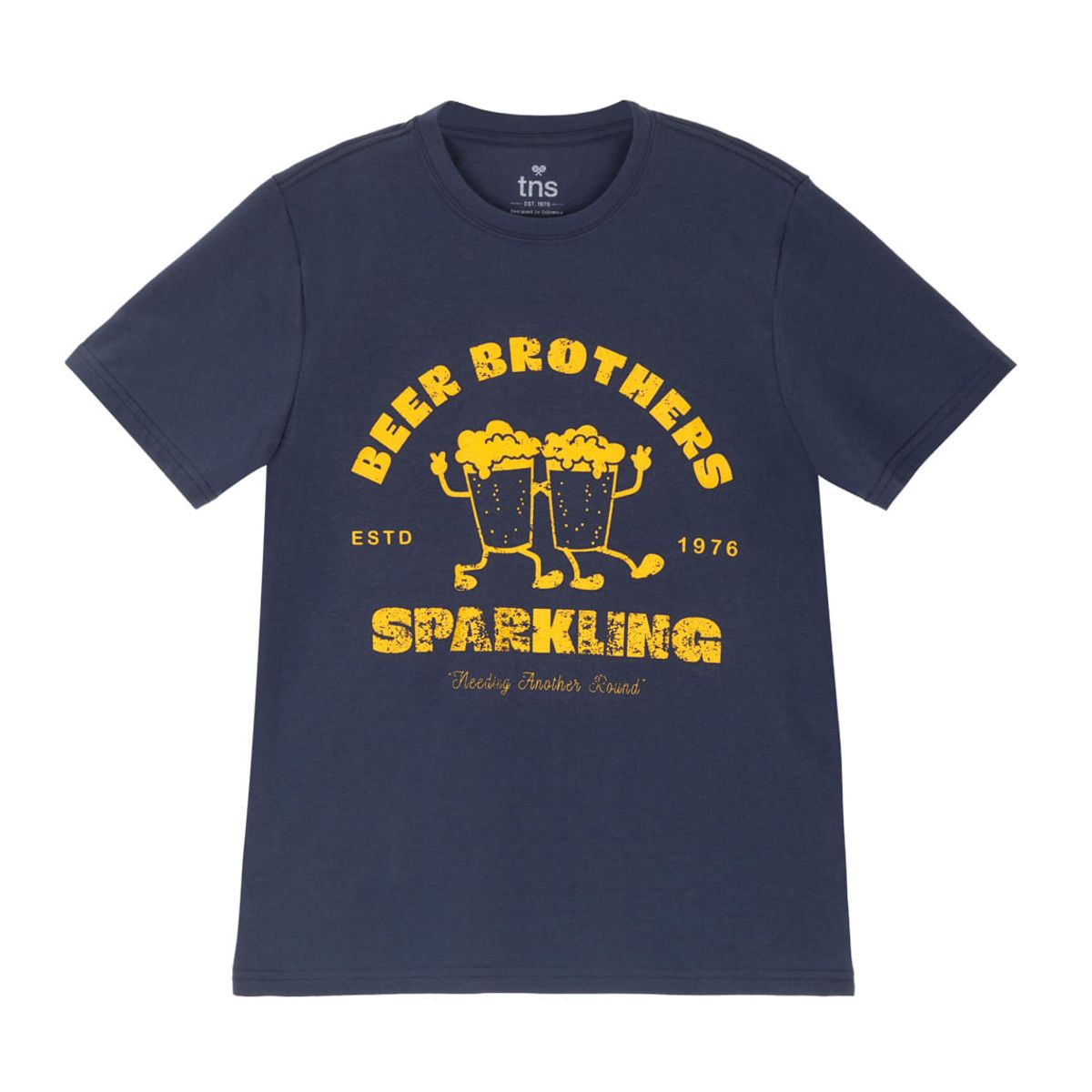 TENNIS - Camiseta básica azul para hombre